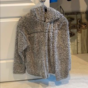 zip up sherpa